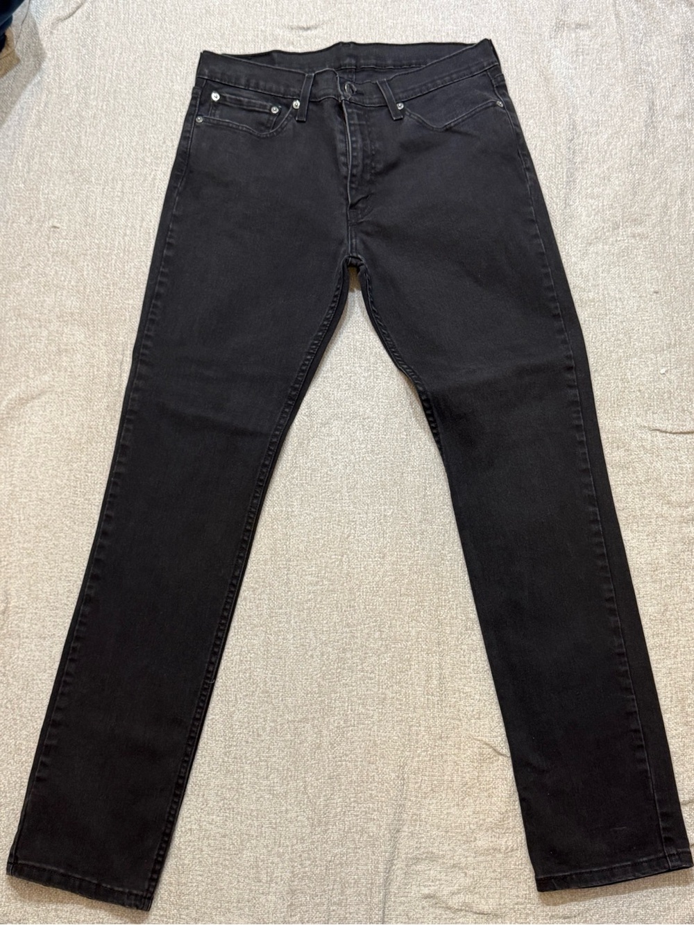 Levi’s 511 Slim Fit Black Washed Denim Jeans – Men’s W34 L34